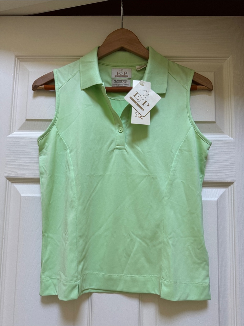 Golf Shirt EP Pro Sleeveless Polo Tank Top - Mint - new w/tags